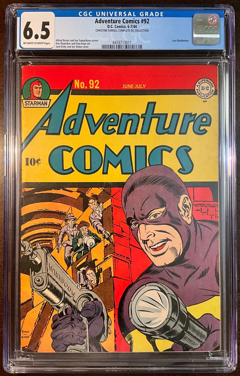 Cover of Adventure Comics #92