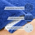 thumbnail image 5 of Homore Cute Fluffy Velvet Carpet Soft Washable Area Rugs for Bedroom/ Living Room Decoration,8'x10',Light Navy, 5 of 7