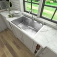 thumbnail image 6 of Sinber 33" Drop in Single Bowl Satin Finish 304 Stainless Steel Kitchen Sink, 6 of 14