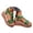 b-Green, variant on Women's Wedge Sandals with Buckles Ankle Strap Flower Cutout Summer Dressy Slides Ladies High Top Walking Wedges Shoes White Size 6