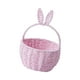 thumbnail image 5 of Cesta de almacenamiento tejida, cesta de comestibles, contenedor, cesta decorativa, cesta bonita hecha a mano Rosa, 5 of 9