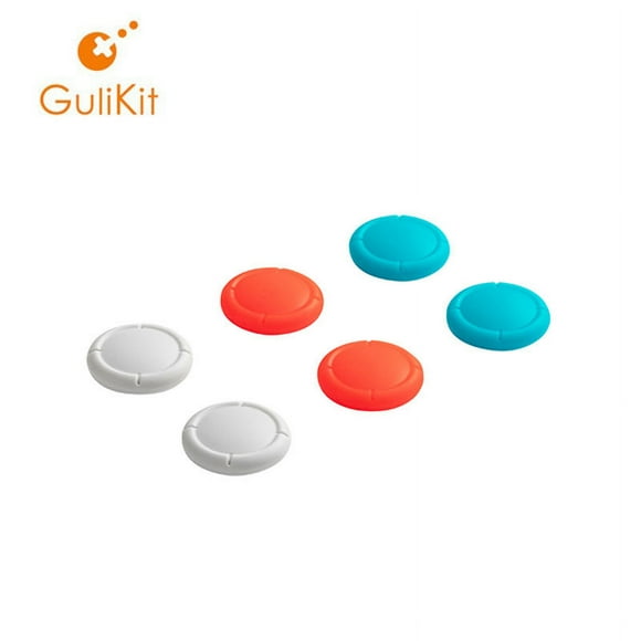 Gulikit Hall Effect Joystick Replacement Kit with Thumb Caps – Compatible with Switch/Switch OLED/Switch Lite, Drift-Free Repair Parts for Nintendo Controllers