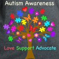 thumbnail image 3 of CafePress - Autism Awareness Tree Women's Dark T Shirt - Women's Traditional Fit Dark T-Shirt, 3 of 4