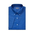 thumbnail image 3 of Vestido de manga corta para hombre Shirt Van Heusen, corte regular, azul, 3 of 7
