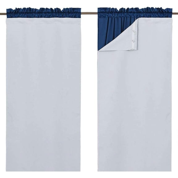 Blackout Curtain Liners for 95" Curtains - Black O