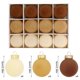 thumbnail image 1 of Christmas Balls Flocked Christmas Tree Ball Ornaments Plastic Balls Xmas Decorative Hanging Ornaments Christmas Tree Decoration, 1 of 3