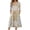 Beige, variant on Floral Dresses for Women V-Neck 3/4 Sleeve A-Line Midi Dress Spring Casual Easter Beach Vacation Sundress with Pockets