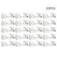 thumbnail image 2 of 20Pcs Self-Adhesive Cable Clips Office Home Use Wire Desktop Organizer Charging Cord Holder Management, 2 of 8