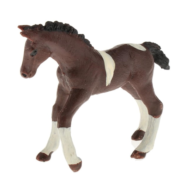Modelo de múltiples de plástico para colección de niños , Caballo se describe