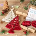 thumbnail image 5 of Kit de macramé de árbol de Navidad - Cuerda de algodón hecha a mano - Decoración colgante de pared bohemia Diy - Nuevo pasatiempo relajante - Gran regalo de Navidad, 5 of 5