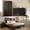 Queen + 4 Drawer + 8 Drawer + 2 Nightstand-Black-3, variant on Asofer 5-Piece Black Bedroom Set: Queen Storage Bed Frame, 2 Nightstands, 5 & 6 Drawer Dressers
