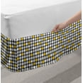 thumbnail image 2 of Geometric Bed Skirt, Polka Dots Pattern with Simplistic Symmetric Rounds, Elastic Bedskirt Dust Ruffle Wrap Around for Bedding Decor, 4 Sizes, Grey Pale Grey, by Ambesonne, 2 of 2