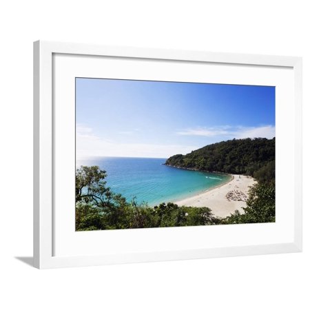 South East Asia Thailand Phuket Kata Beach View Point Framed