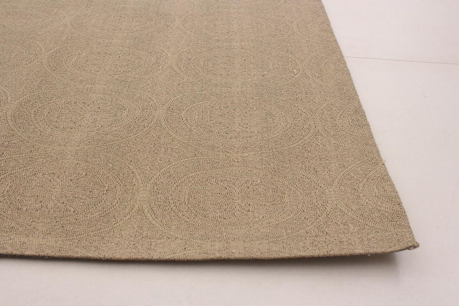 ECARPETGALLERY 4'8" x 6'8" Transitional Collage Handmade Area Rug for Living Room, Dining Room and Bedroom in Brown