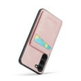 thumbnail image 6 of Allytechgroup Galaxy S24 FE Wallet Case, Premium PU Leather RFID Blocking Cards Slots Stand Drop Resistance Shockproof Bumper Retro Phone Case for Samsung Galaxy S25 Ultra, Pink, 6 of 8