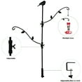 thumbnail image 3 of Urban Deco Deck Bird Feeder Pole Bird Feeder Porch Multi-Hook Bird Feeder Hooks for Deck Kit with Two Adjustable Branches, 3 of 7