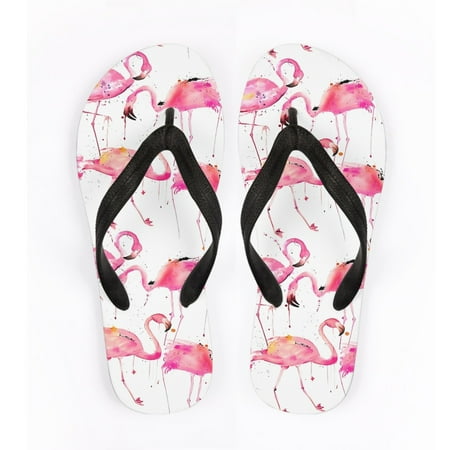 

Bivenant Store Men s Cute Flamingo Pattern Sandals Comfortable Flip Flops for Men with Summer Casual Sandals Flat Shoes Lightweight Silent Walk Size 8 to 12