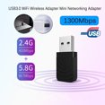 thumbnail image 1 of COMFAST CF-812AC USB 3.0 dual bands 1300M USB WLAN card, 1 of 8