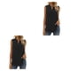 thumbnail image 2 of Qarigey Blusa sin mangas para mujer, camiseta sin mangas de Color sólido, chaleco refrescante para mujer de oficina, vacaciones en la playa, Type1 NO1, 2 of 6