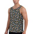 thumbnail image 2 of Logiee Paw Animal Print Men's Workout Tank Top,Quick Dry Workout Tank Top,Gym Muscle Tee,Fitness Bodybuilding Sleeveless T Shirt-XX-Large, 2 of 7