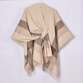 Châle Femme Poncho Cape Cardigan Ouvert - Écharpe Oversize Douce Pour Soirée, Mariage Et Voyage