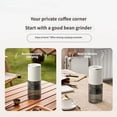 thumbnail image 3 of Ceramic Conical Burr Coffee Maker Adjustable Settings From Coarse To Fine USB Powered Lightweight For Travel, 3 of 9