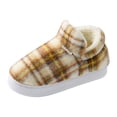 thumbnail image 3 of IUJSOY Bootie Slippers for Women Fluffy Furry Lined Casual Warm House Slippers Memory Foam Slides, 3 of 9