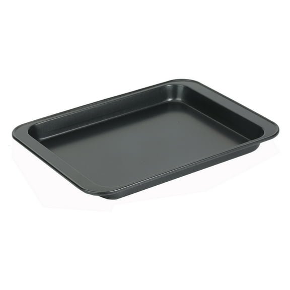 Small Baking Sheet, Walooza 8 Inch Carbon Steel Half Toaster Oven Pan Tray Replacement, Heavy-gauge Steel