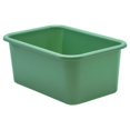 thumbnail image 1 of Teacher Created Resources TCR20396 Plastic Storage Bin, Green - Small, 1 of 1