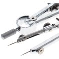 thumbnail image 3 of Utoolmart Spring Bow Compass Protractor Set with Lock for Drafting Drawing Math 2 in 1 Set, 3 of 3