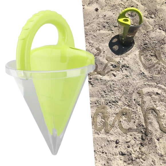 Sand Water Mixing Toy, Sand Funnel Beach Toy Plastic Ergonomic Handle for Castle Building