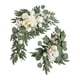 thumbnail image 5 of 2 piezas de corona artificial para colgar en la pared, decoración de fotos, adornos de botín , manualidades, arco de boda, flor para festival , estilo F Soledad Guirnalda para colgar en la puerta, 5 of 10