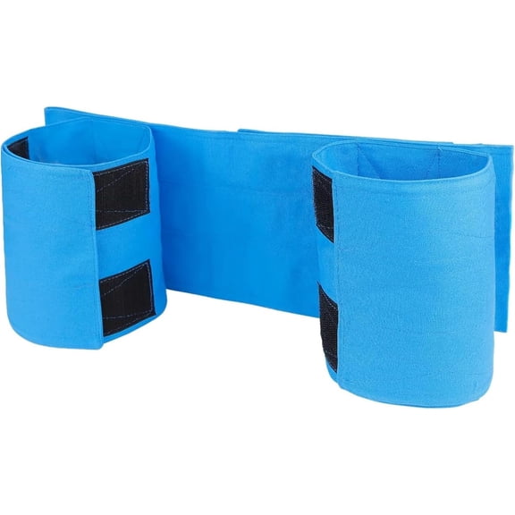 CATPAN Wheelchair Leg Strap Adjustable Fabric Blue