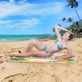 thumbnail image 5 of Coolnut Beach Towels Hello Summer Watermelon Camping Towels Palm Leaves Sand Free Beach Towel, 30"x60" Large Beach Towels Quick Dry Bath Travel Towels Pool Yoga Beach Mat for Men Women, 5 of 6
