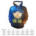 thumbnail image 2 of SML Jeffy Uh Unisex Hoodies Sweatshirts Daily Casual Pullover Hooded 3D Print Fashion Novelty Hoody Clothing For Mens And Womens, 2 of 8