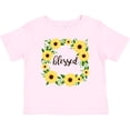thumbnail image 3 of Inktastic Blessed Sunflower Wreath Girls Baby T-Shirt, 3 of 5