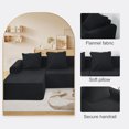 thumbnail image 5 of Newest Convertible Modular Sectional Sofa Set Popular Microfiber Fabric Compression Sofa, 5 of 8