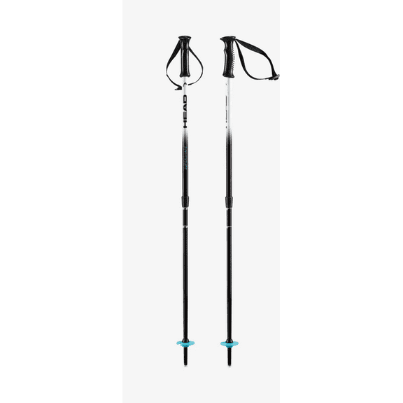 NEW HEAD Supershape Team adjustable Junior ski Poles kids size adjustable
