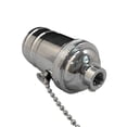 thumbnail image 3 of Royal Designs, Inc. Pull Chain Lamp Socket for Incandescent LED Bulbs, Polished Nickel, Set of 4, 3 of 7
