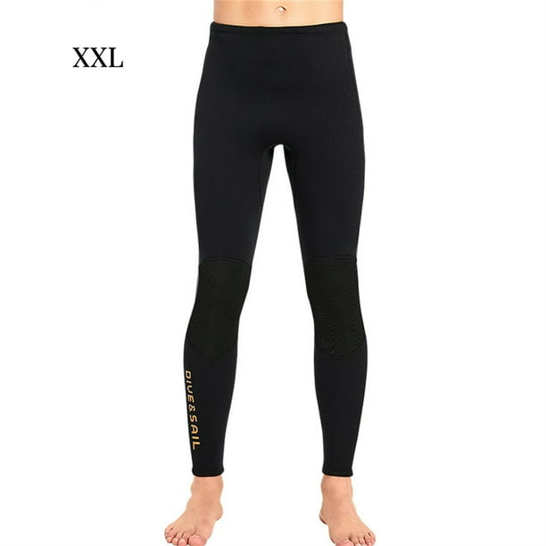 Naiovety Chaqueta de buceo Material de nailon buena elasticidad bañadores de baño respetuosos con la piel lento la pérdida de temperatura corporal Deportes acuáticos Hombres Negro XXL Naiovety OD020695-05