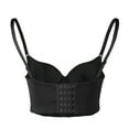 thumbnail image 4 of ELLACCI Women's Rhinestone Diamond Push up Bustier Crop Top Sexy Punk Corset Bra Black Small, 4 of 8