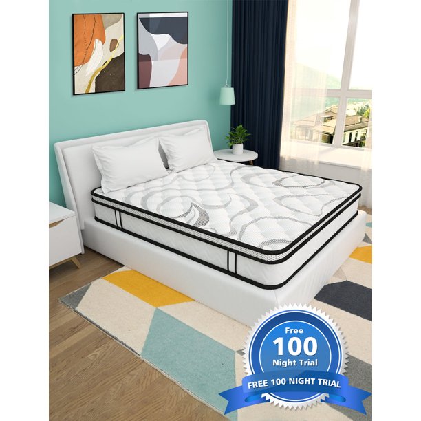 Behost 10" CertiPURUS Certified Memory Foam Pocket Spring Mattress
