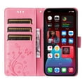 thumbnail image 6 of Allytechgroup Wallet Phone Case for iPhone 16 Plus with Credit Card Slot, PU Leather Flip Case with Lanyard Kickstand for Women Girls Shockproof Back Cover for iPhone 16 Plus, Pink, 6 of 6