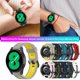 thumbnail image 4 of Correas de repuesto de silicona pulsera de 20 mm compatible con Samsung Galaxy Watch 4 40 mm/44 mm, 4 of 6