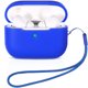 thumbnail image 1 of Case de auriculares de silicona y cadena de collar de cordones anti-perdidos de la carcasa delicada compatible para AirPods Pro 2, 1 of 5