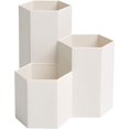 thumbnail image 1 of Hexagon Pen Pencil Holder, Functional Desk Organizer for Your Stylish Office Space, 1 of 5