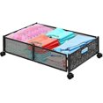 thumbnail image 1 of 26-27 Under Bed Rolling Storage Foldable Metal Under Bed Storage Organizer Drawer, 1 of 5