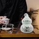 thumbnail image 5 of Tea Holder Ceramic Tea Storage Pot for Home Use Multi Color Gourd Shape Moisture-Proof 1Set, 5 of 5