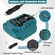 thumbnail image 4 of Car Charger Lithium Battery Charger for Makita 18V System Battery with LED Display, 4 of 5