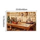 thumbnail image 3 of Seyotauo Christmas Decor 3D Stereoscopic Embroidery Carpet - 24 x16 inch Polyester Xmas Decor Indoor Outdoor, Absorbent Nonslip Dirt Proof Washable Foot Mat for Entryway Kitchen Bathroom Porch Patio, 3 of 6